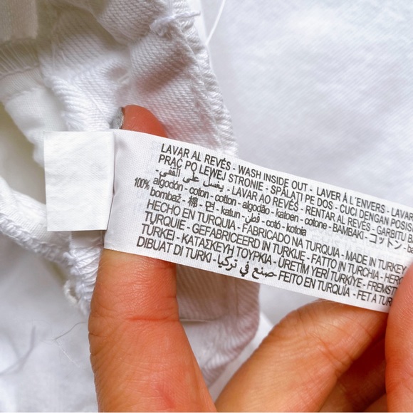 π ZARA WHITE HIGH RISE BAGGY JEANS! - Picture 10 of 12